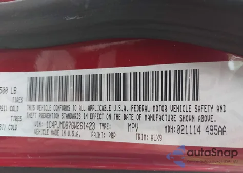 2016 Jeep Cherokee Limited z USA, uszkodzony, nr VIN 1C4PJMDB7GW261423